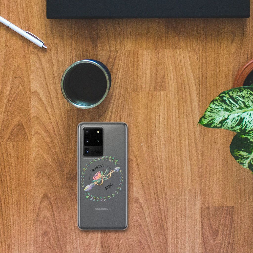 Samsung Galaxy S20 Ultra Telefoonhoesje met Naam Boho Dreams B2C Telecom