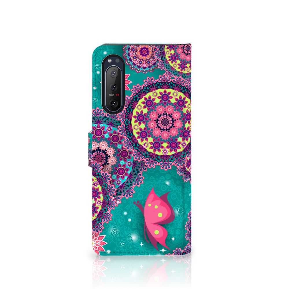 Sony Xperia 5II Hoesje Cirkels en Vlinders