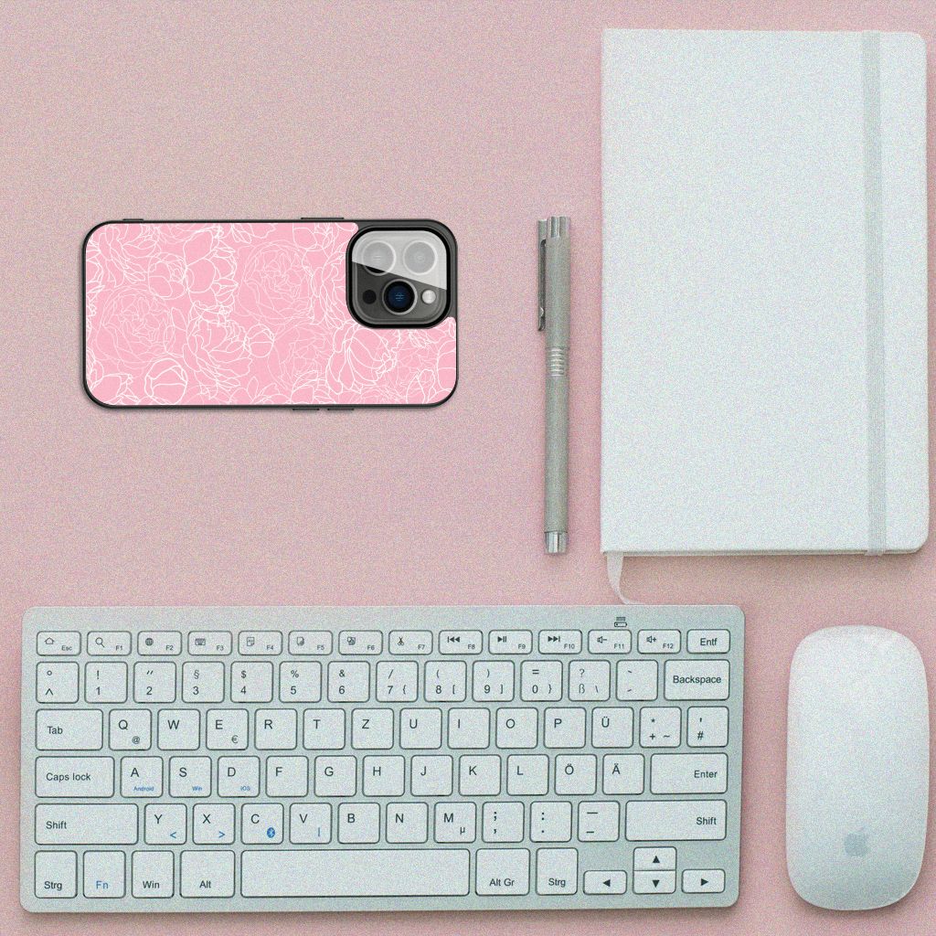 iPhone 13 Pro Bloemen Hoesje White Flowers B2C Telecom
