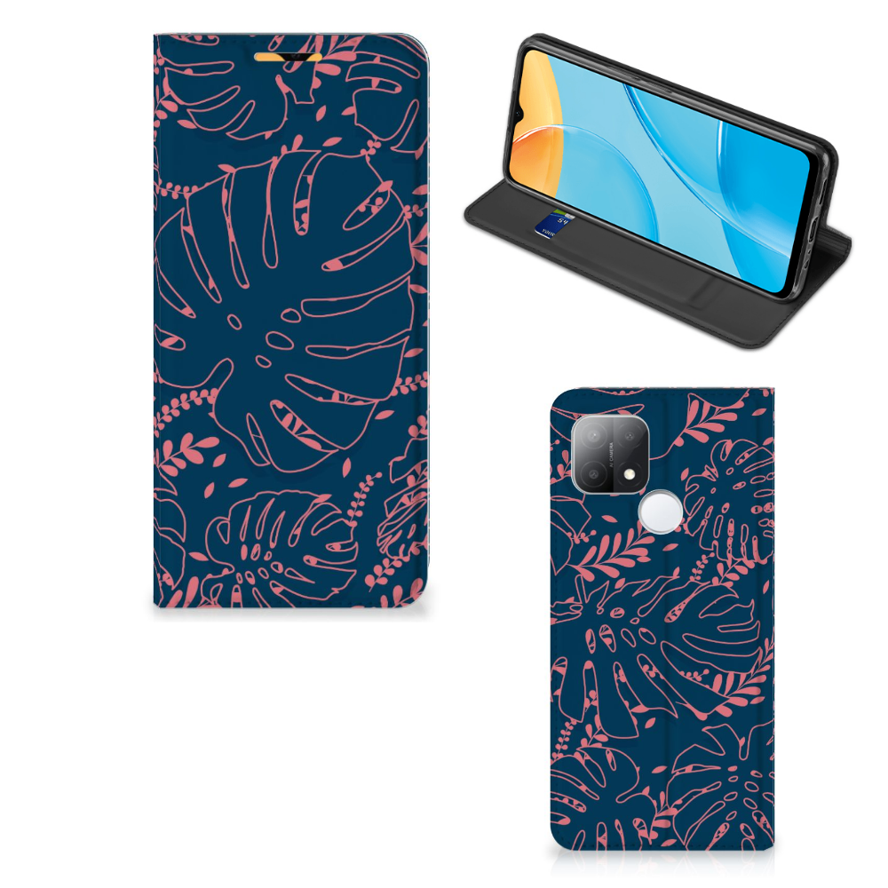 OPPO A15 Smart Cover Palm Leaves - B2C Telecom