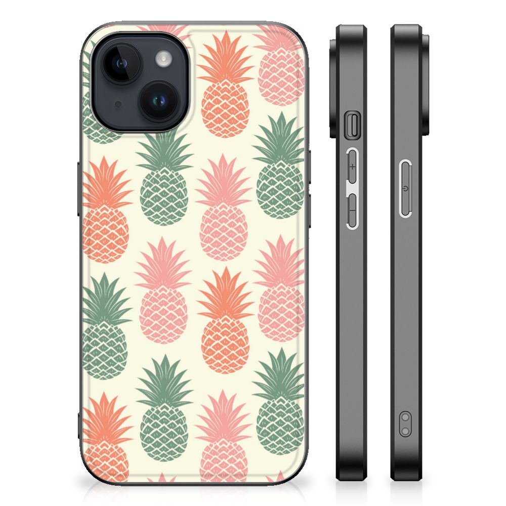 iPhone 15 Plus Back Cover Hoesje Ananas