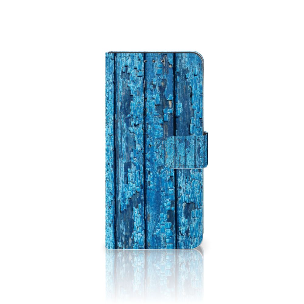 Xiaomi Mi 9 Lite Book Style Case Wood Blue