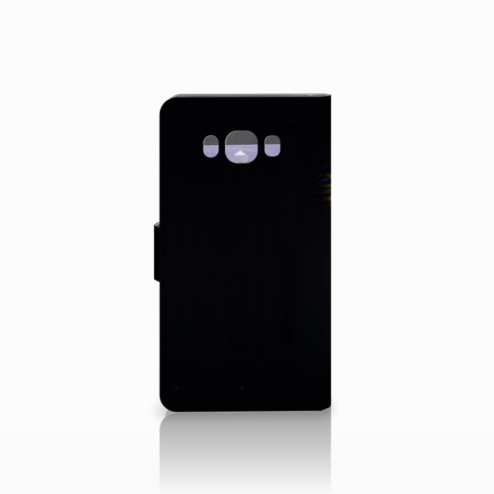 Samsung Galaxy J7 2016 Telefoonhoesje met Pasjes Papegaai