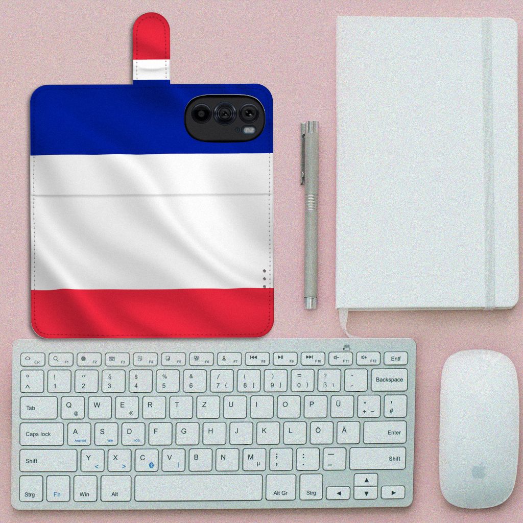 Motorola Edge 30 Pro Bookstyle Case Frankrijk