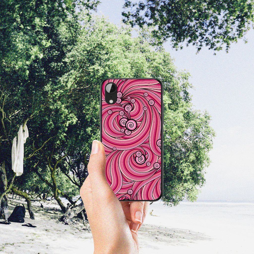 Apple iPhone XR Leuk Telefoonhoesje Swirl Pink B2C Telecom
