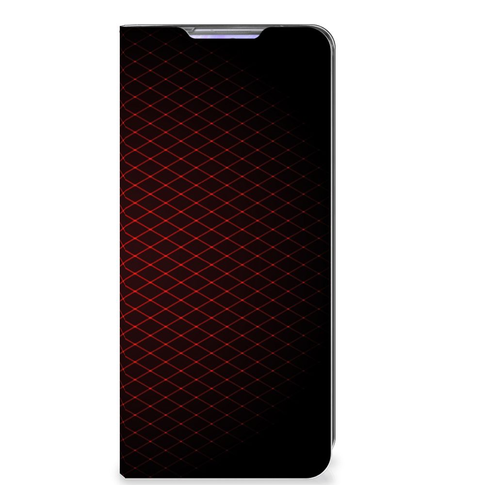 Samsung Galaxy S20 Ultra Hoesje met Magneet Geruit Rood - B2C Telecom