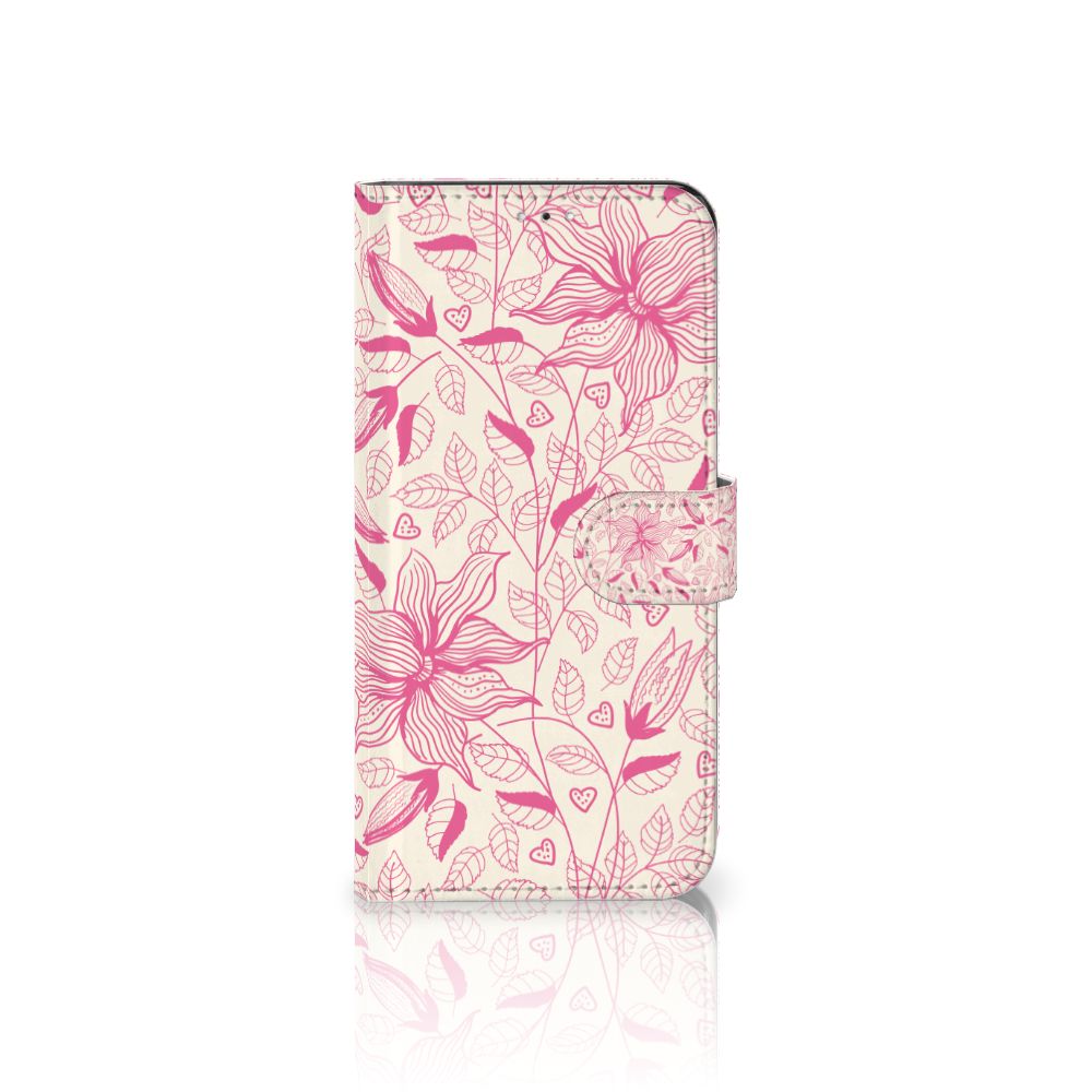 Samsung Galaxy A33 5G Hoesje Pink Flowers