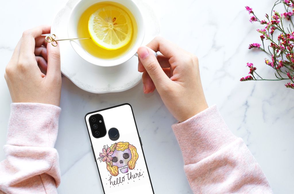 Telefoonhoesje OnePlus Nord N100 Boho Skull B2C Telecom