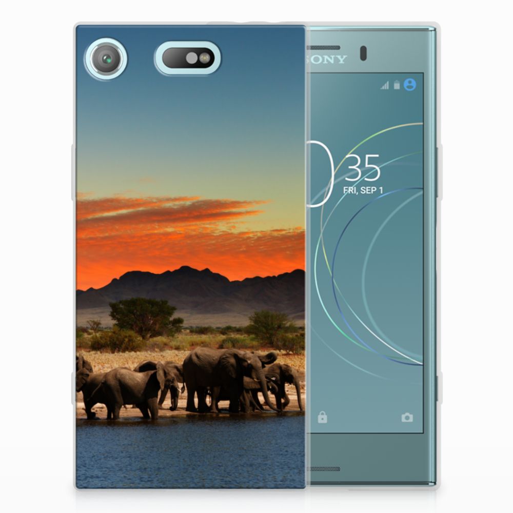 Sony Xperia XZ1 Compact TPU Hoesje Olifanten