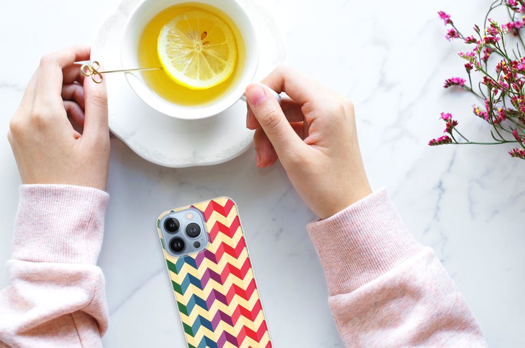 Apple iPhone 13 Pro TPU bumper Zigzag Multi Color B2C Telecom
