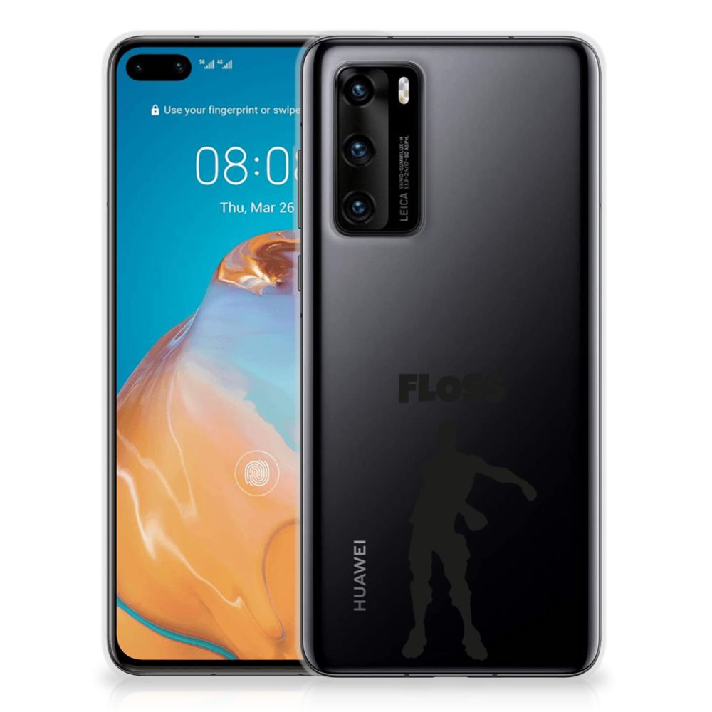 Huawei P40 Telefoonhoesje met Naam Floss B2C Telecom