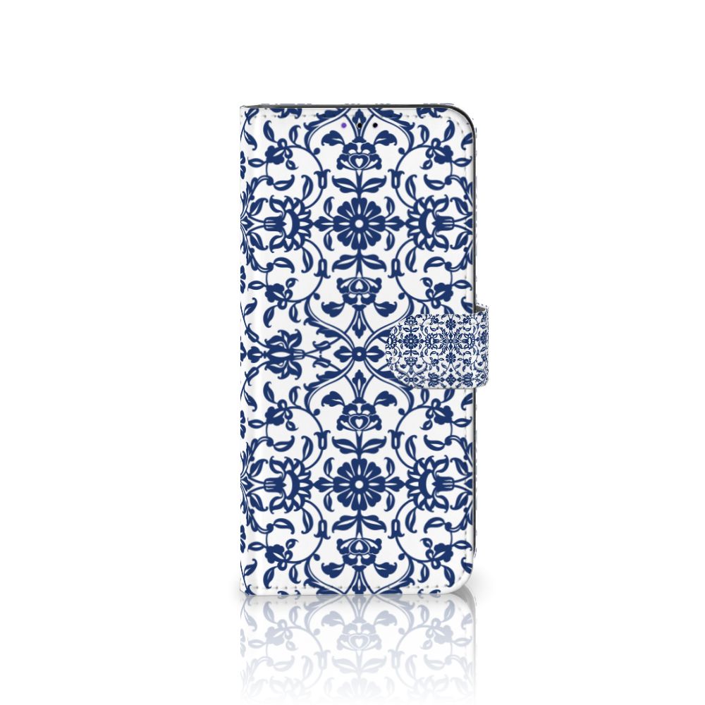 Samsung Galaxy A22 5G Hoesje Flower Blue