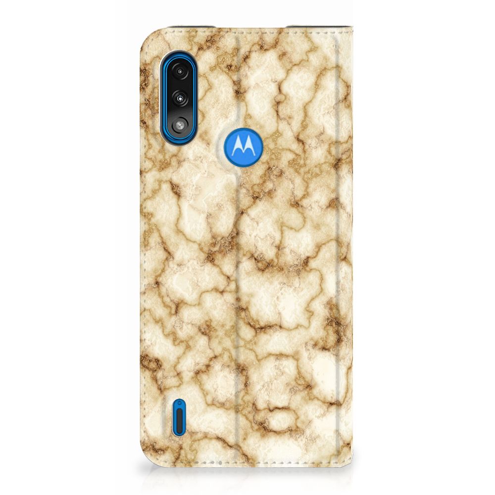 Motorola Moto E7 Power | E7i Power Standcase Marmer Goud - B2C Telecom