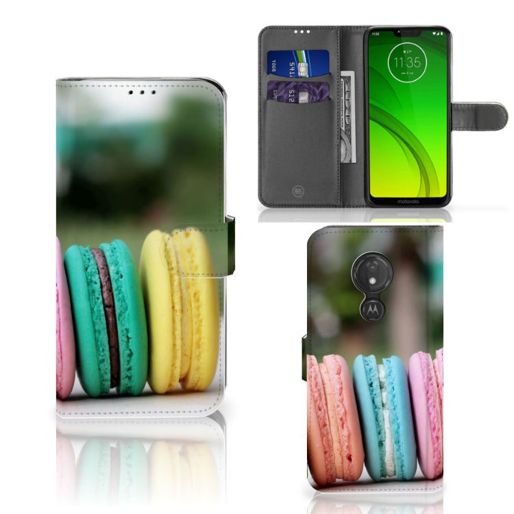 Motorola Moto G7 Power Book Cover Macarons