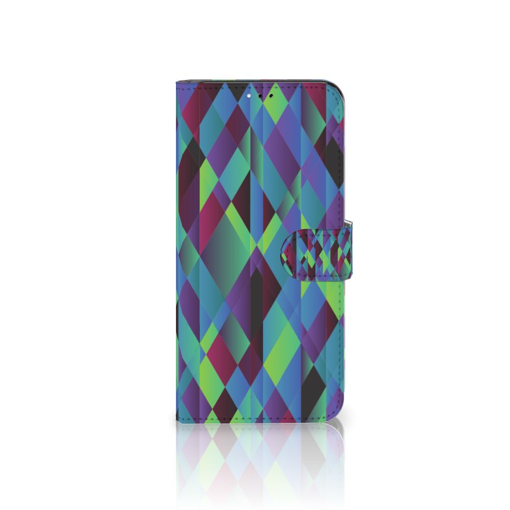 Samsung Galaxy A23 Book Case Abstract Green Blue