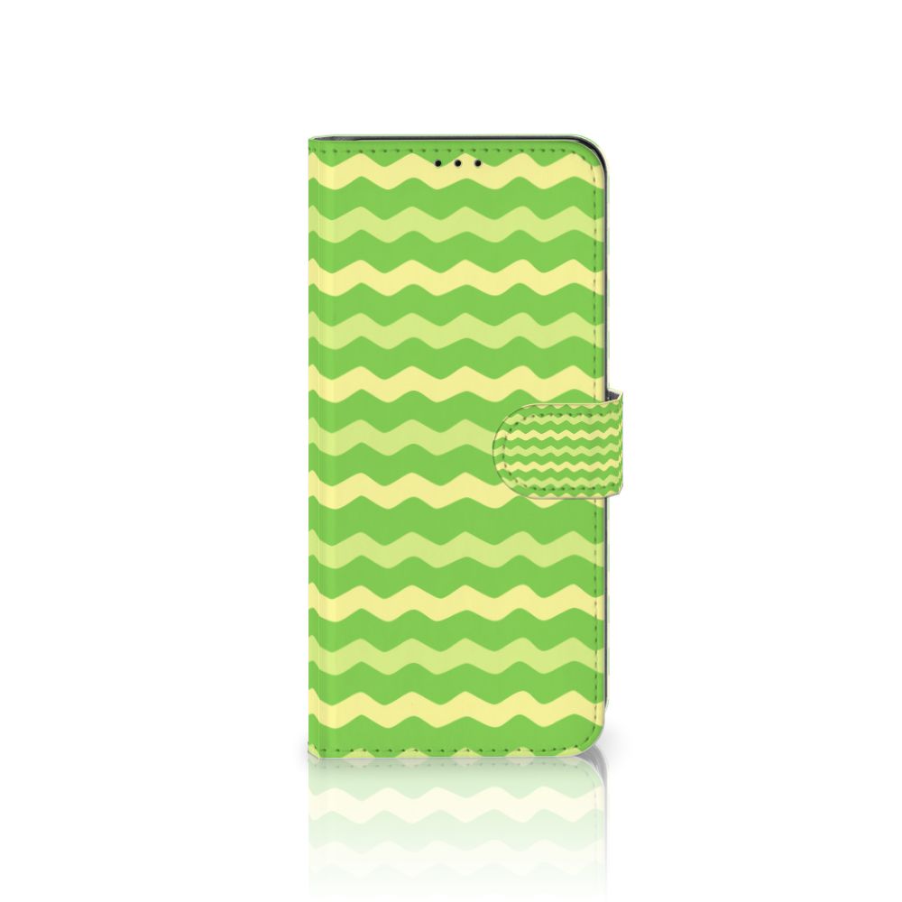 Samsung Galaxy S21 Ultra Telefoon Hoesje Waves Green
