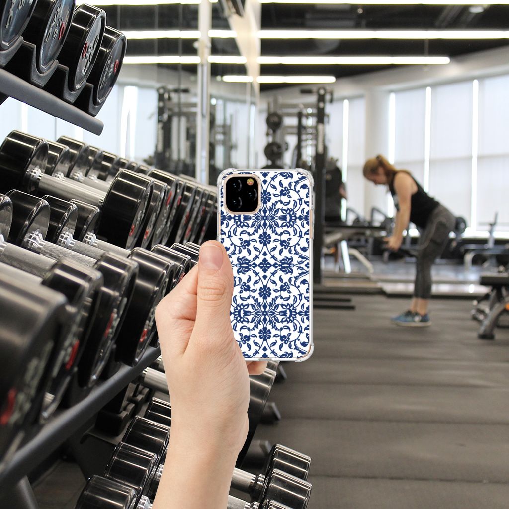 Apple iPhone 11 Pro Case Flower Blue