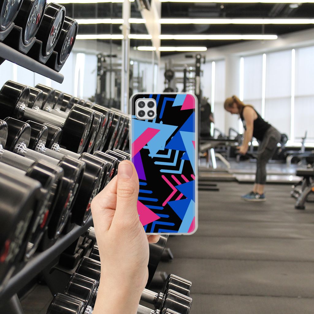 Samsung Galaxy A22 5G TPU Hoesje Funky Triangle B2C Telecom