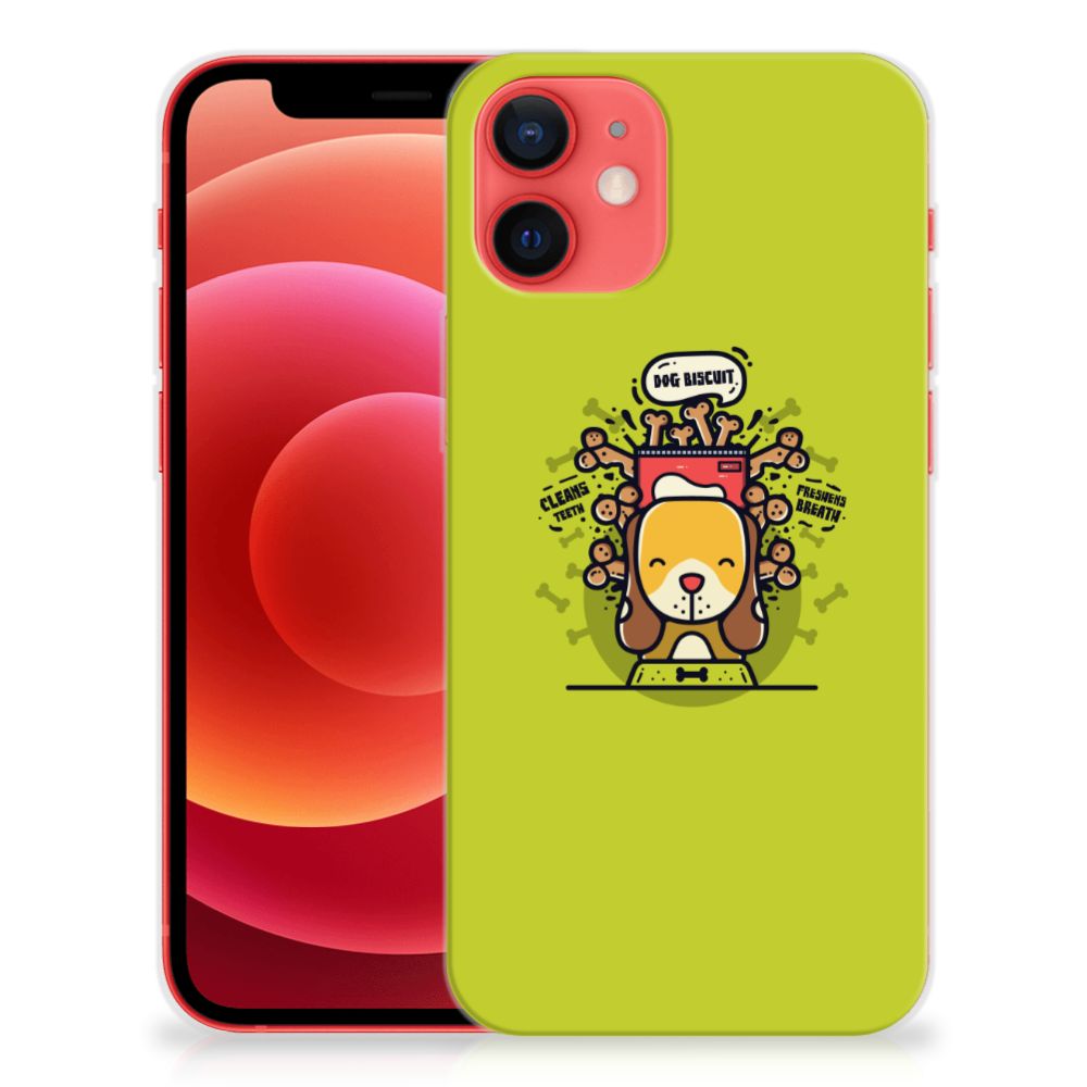 iPhone 12 Mini Telefoonhoesje met Naam Doggy Biscuit B2C Telecom