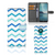 Nokia 3.4 Telefoon Hoesje Zigzag Blauw