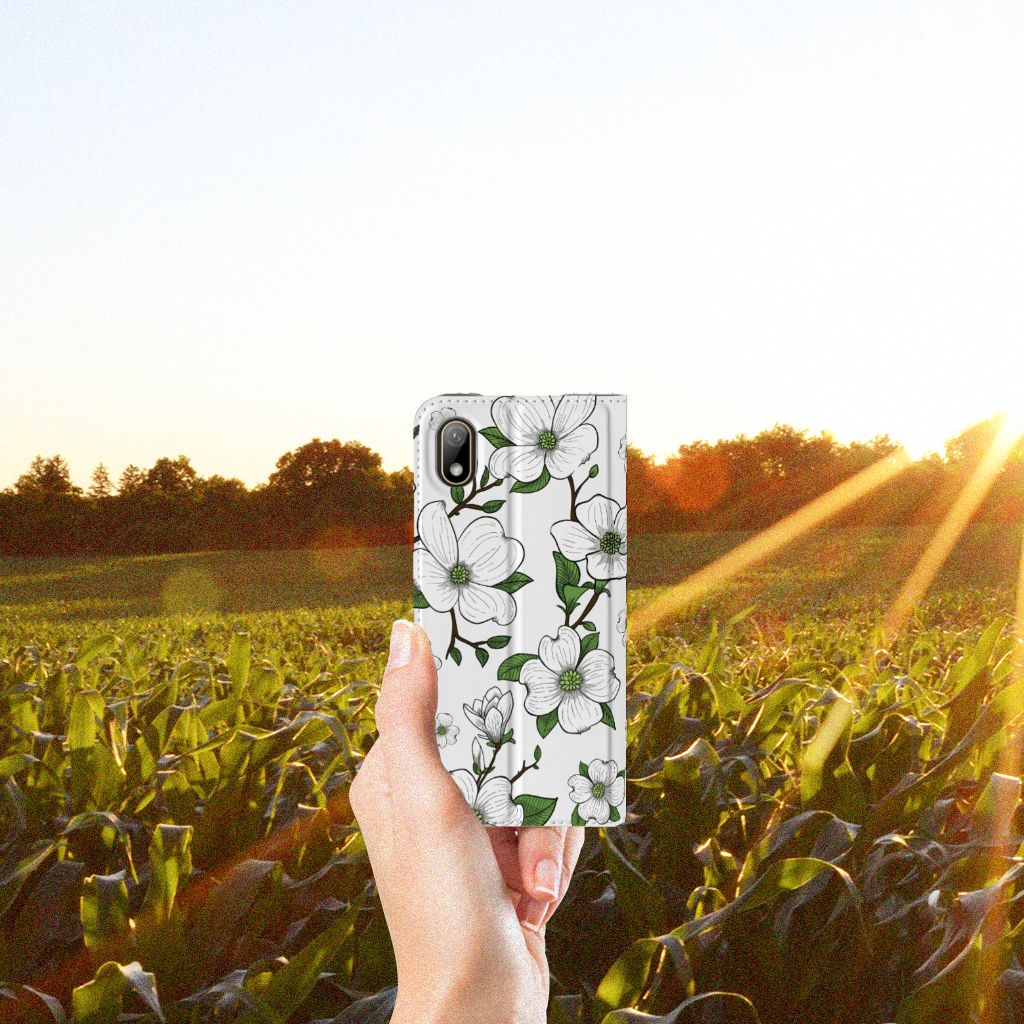 Huawei Y5 (2019) Smart Cover Dogwood Flowers - B2C Telecom