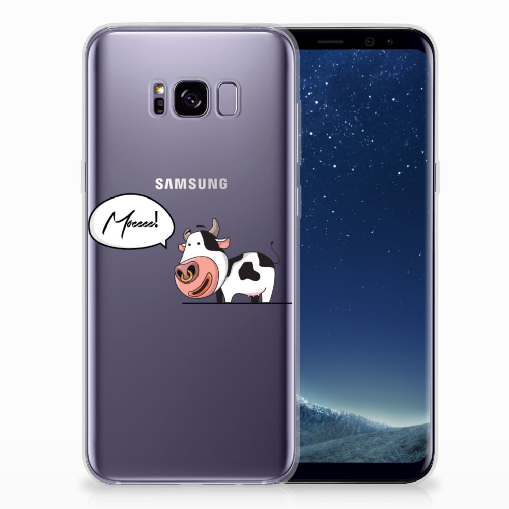 Samsung Galaxy S8 Plus Telefoonhoesje met Naam Cow