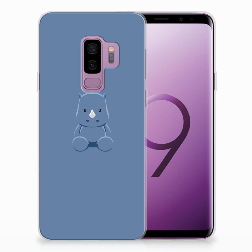 Samsung Galaxy S9 Plus Telefoonhoesje met Naam Baby Rhino