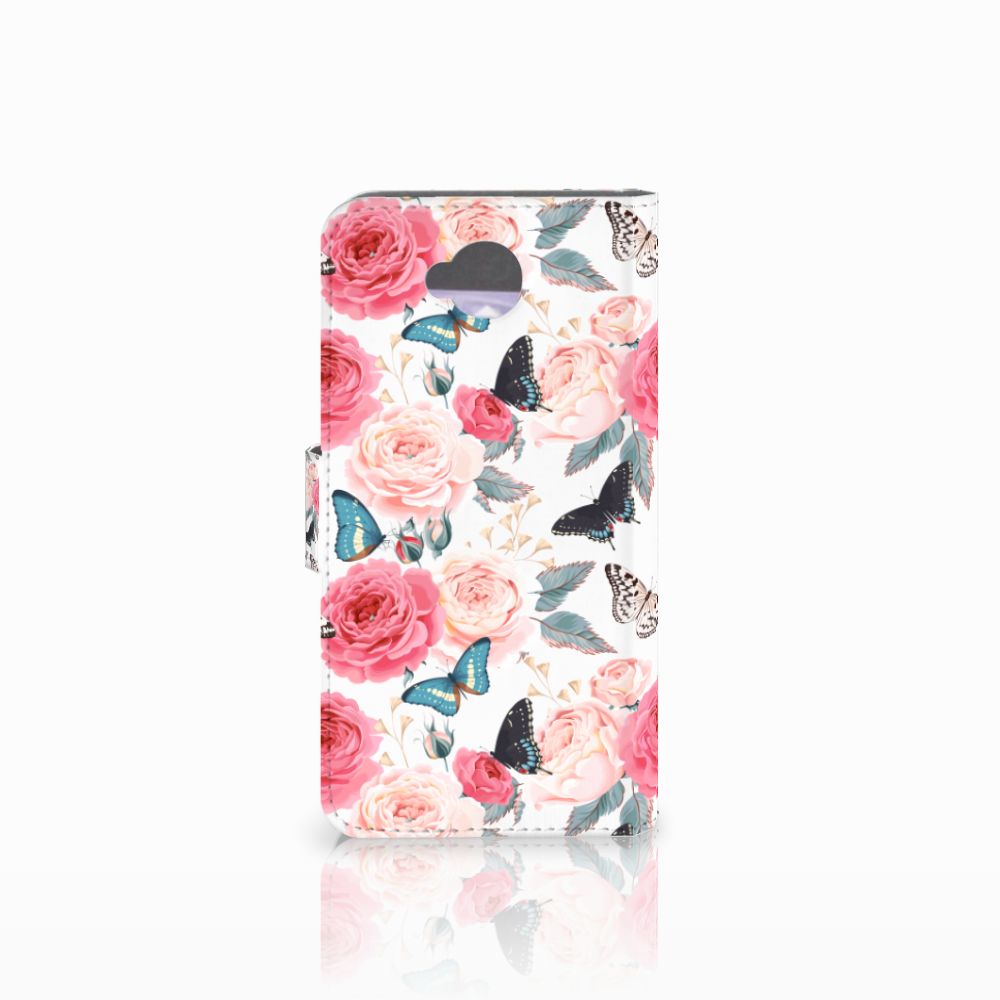 Microsoft Lumia 650 Hoesje Butterfly Roses