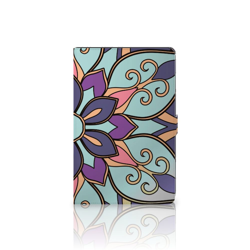 Lenovo Tab M10 Plus 3rd Gen 10.6 inch Tablet Cover Purple Flower