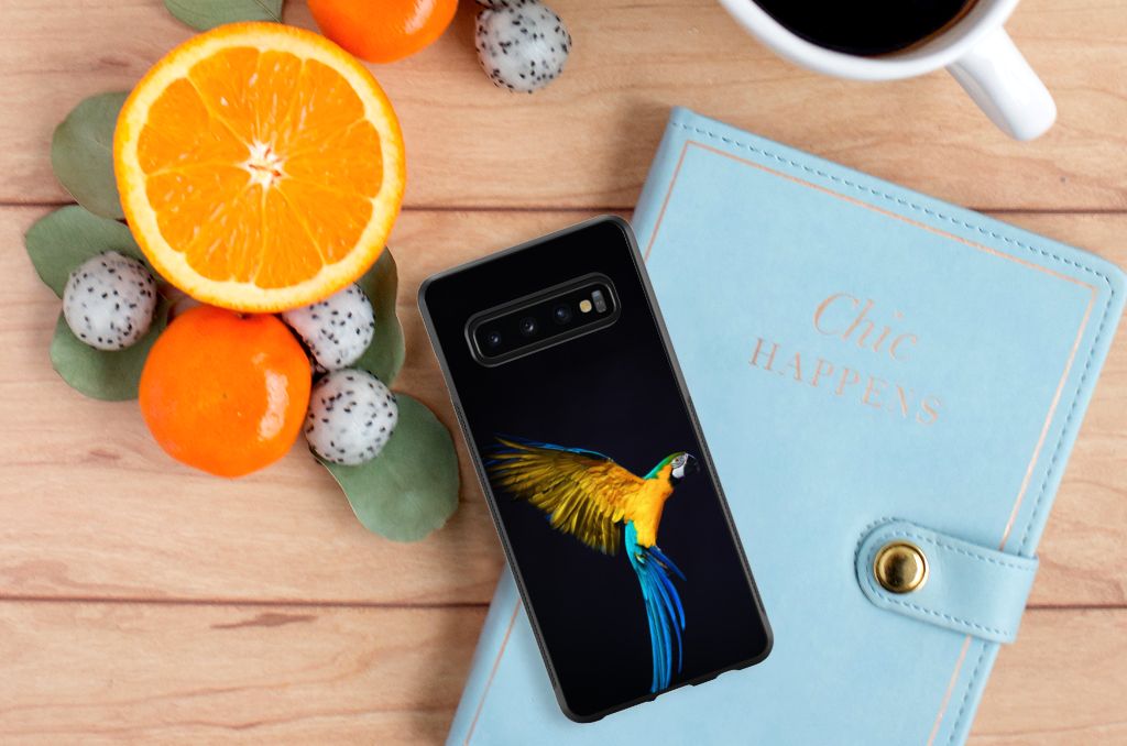 Samsung Galaxy S10+ Back Cover Papegaai B2C Telecom