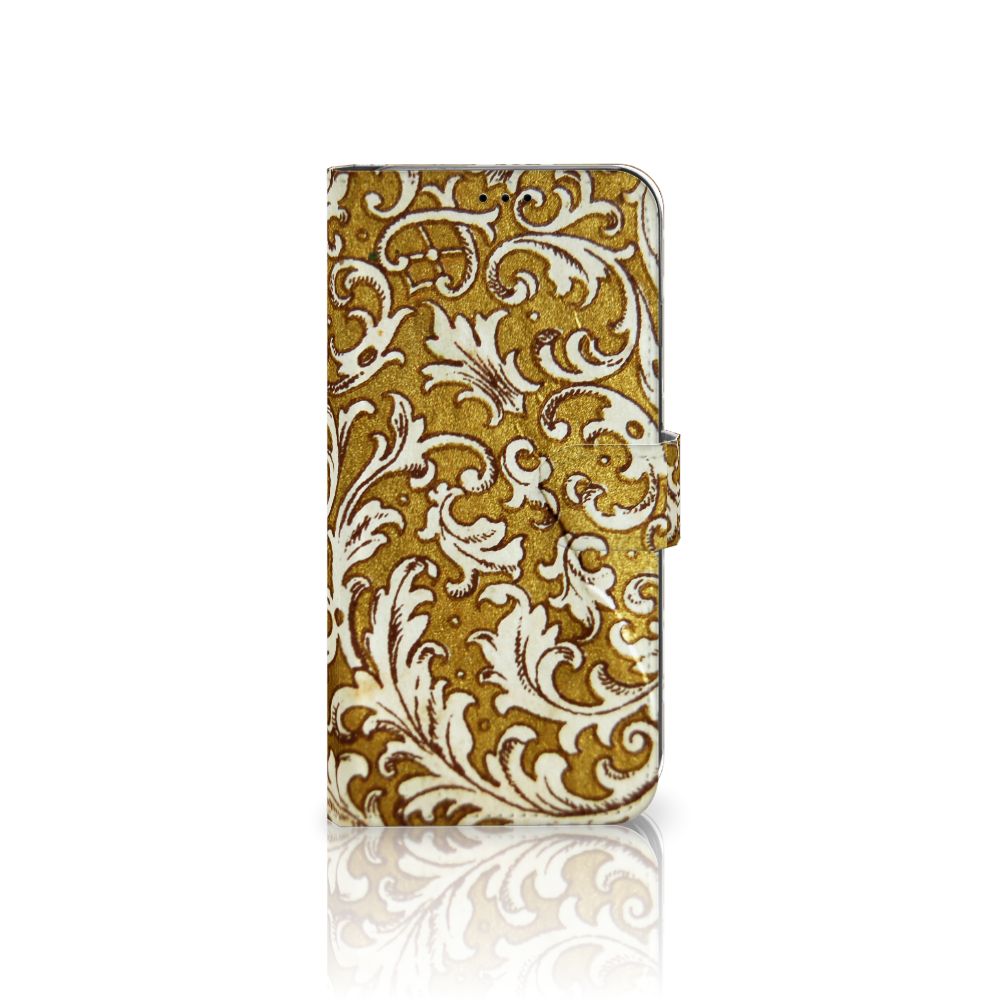 Wallet Case Apple iPhone Xs Max Barok Goud