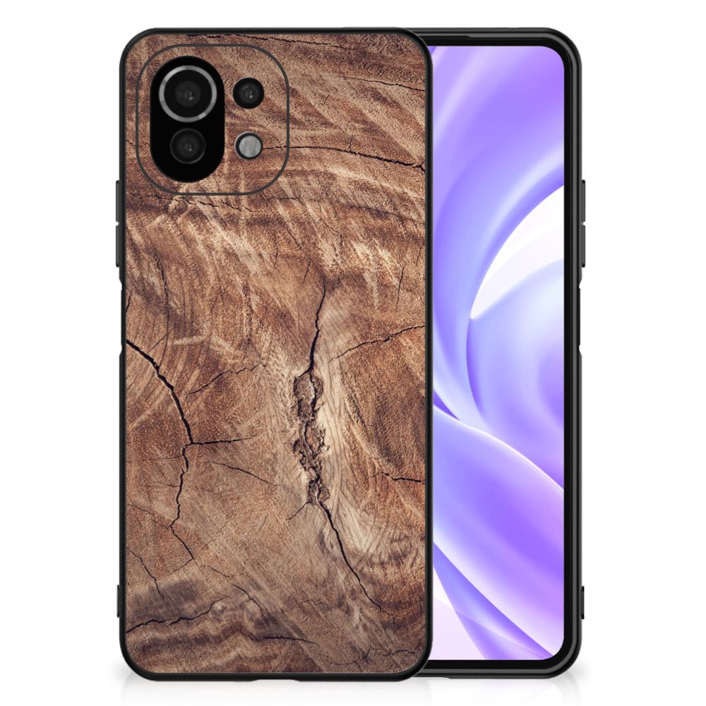 Xiaomi 11 Lite 5G NE | Mi 11 Lite Houten Print Telefoonhoesje Tree Trunk