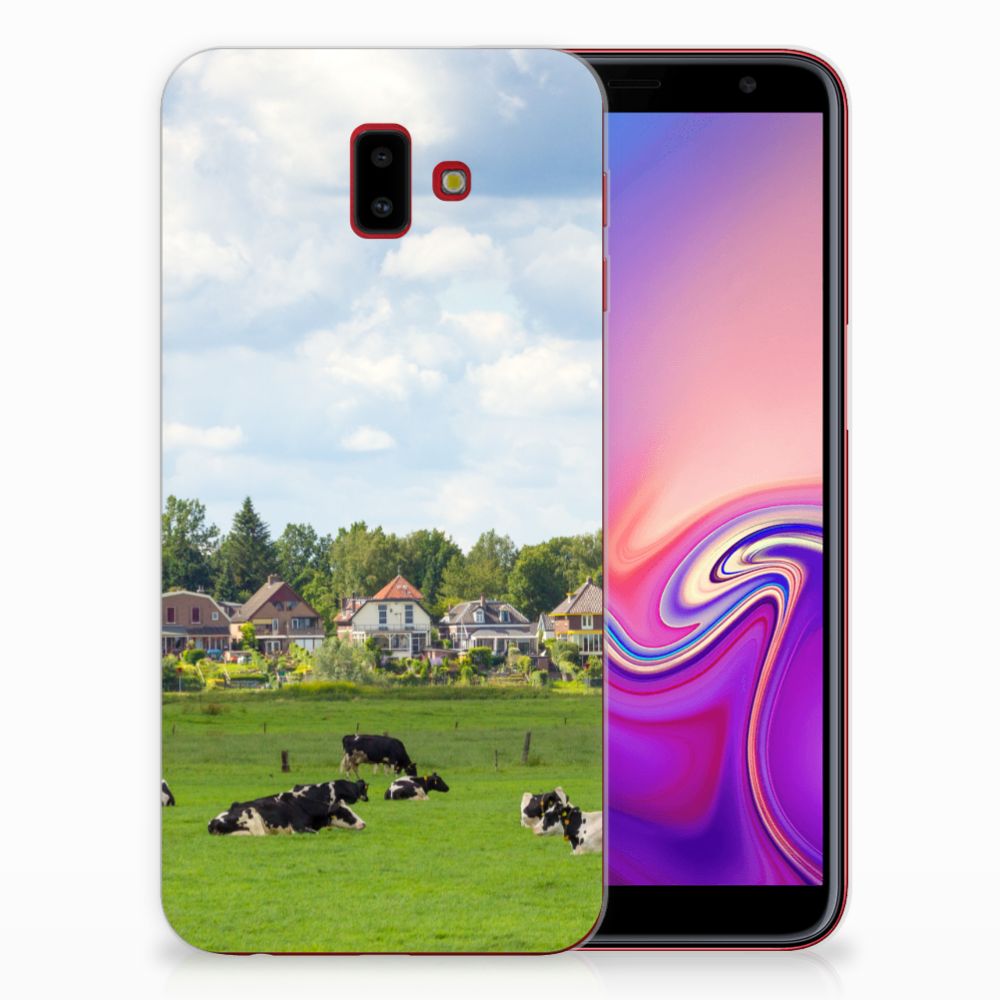 Samsung Galaxy J6 Plus (2018) TPU Hoesje Koeien