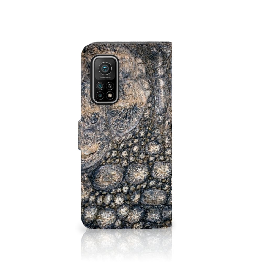 Xiaomi Mi 10T Pro | Mi 10T Telefoonhoesje met Pasjes Krokodillenprint