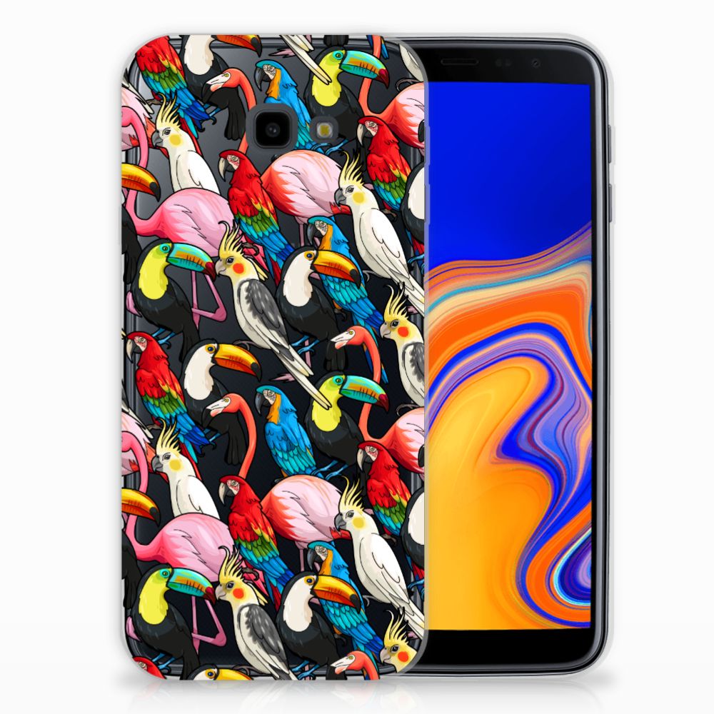 Samsung Galaxy J4 Plus (2018) TPU Hoesje Birds