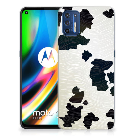 Motorola Moto G9 Plus TPU Hoesje Koeienvlekken