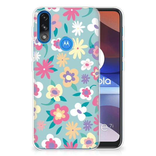 Motorola Moto E7/E7i Power TPU Case Flower Power