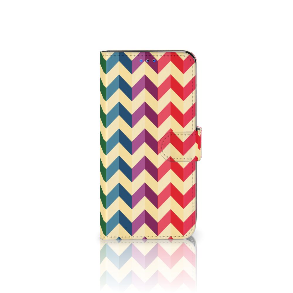Huawei P Smart 2020 Telefoon Hoesje Zigzag Multi Color