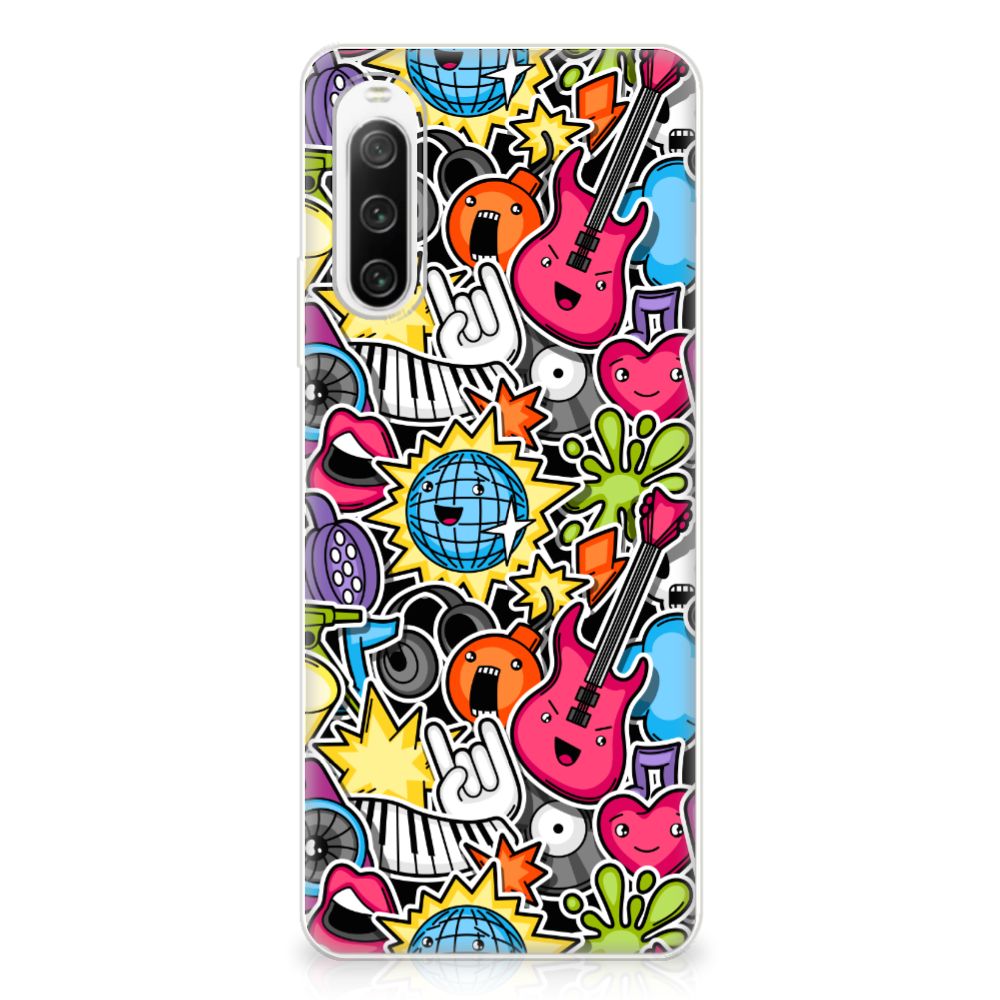 Sony Xperia 10 IV Silicone Back Cover Punk Rock B2C Telecom