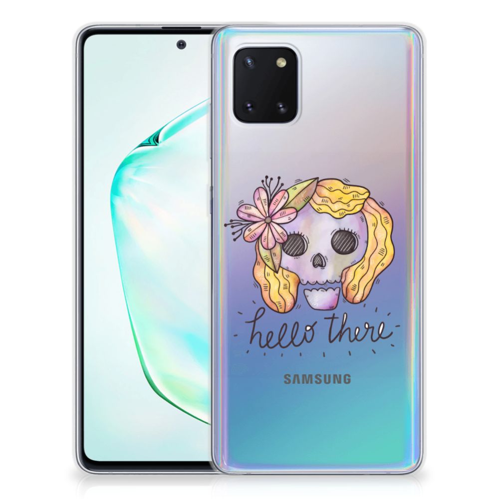 Silicone Back Case Samsung Galaxy Note 10 Lite Boho Skull B2C Telecom