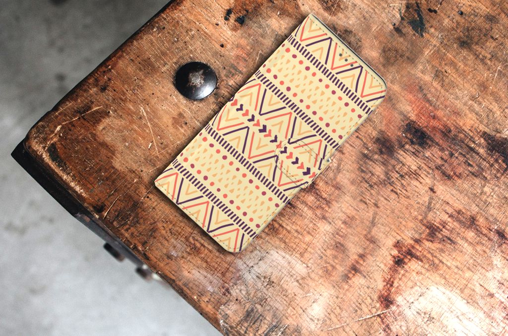 Samsung Galaxy S21 Plus Telefoon Hoesje Aztec Yellow