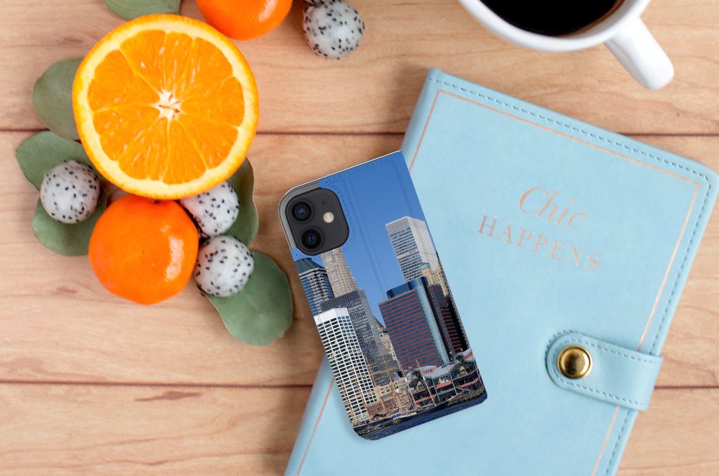 iPhone 12 Mini Book Cover Vrijheidsbeeld - B2C Telecom