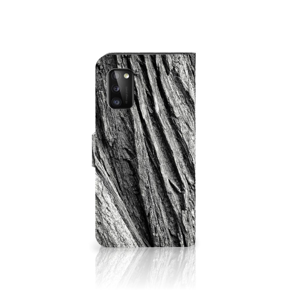 Book Style Case Samsung Galaxy A41 Boomschors Grijs
