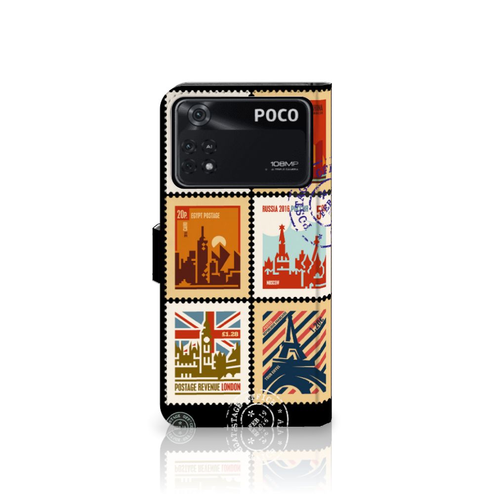 Xiaomi Poco X4 Pro 5G Flip Cover Postzegels