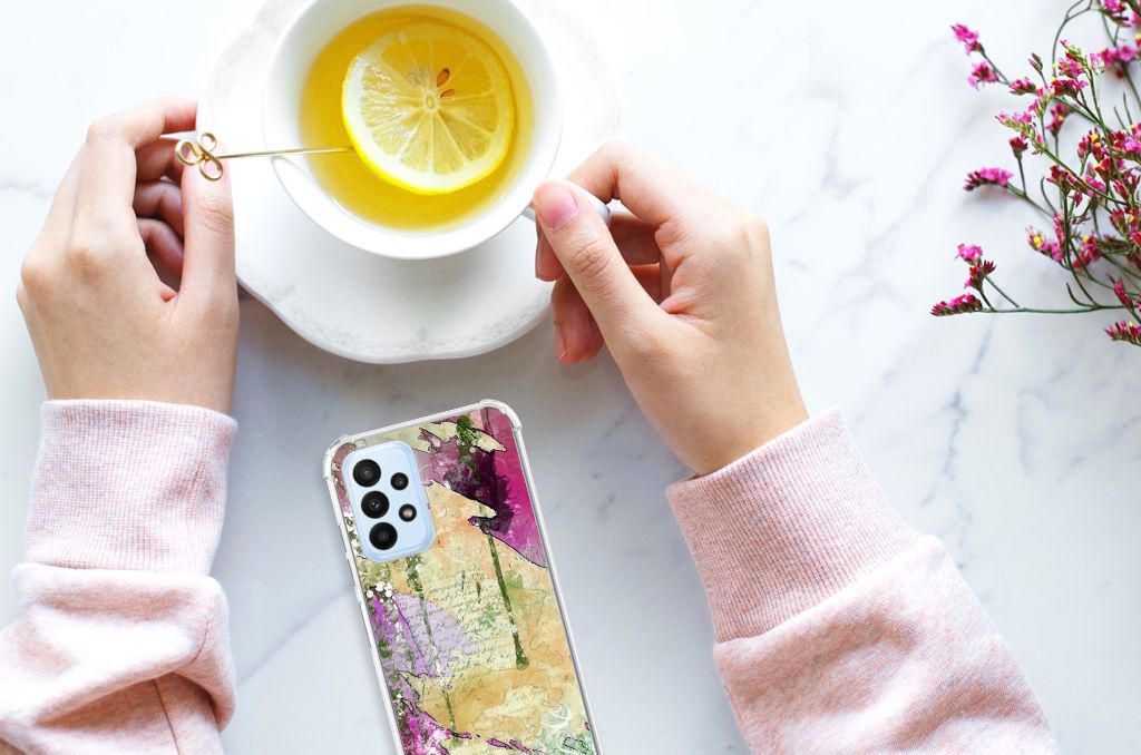Back Cover Samsung Galaxy A23 Letter Painting - B2C Telecom