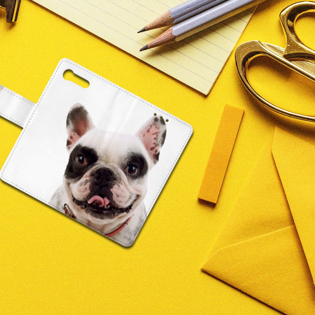 Sony Xperia X Compact Telefoonhoesje met Pasjes Franse Bulldog