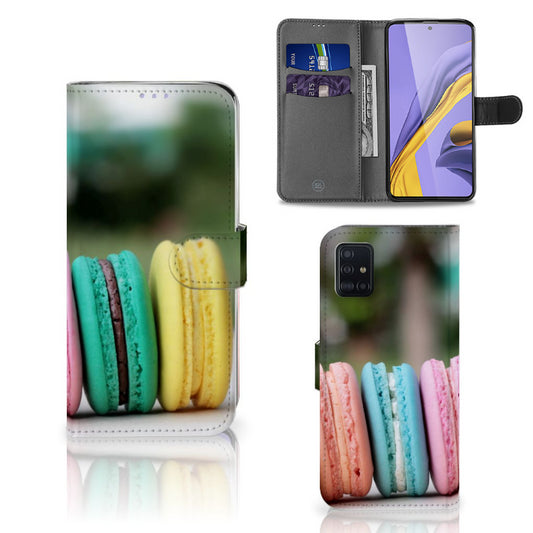 Samsung Galaxy A51 Book Cover Macarons