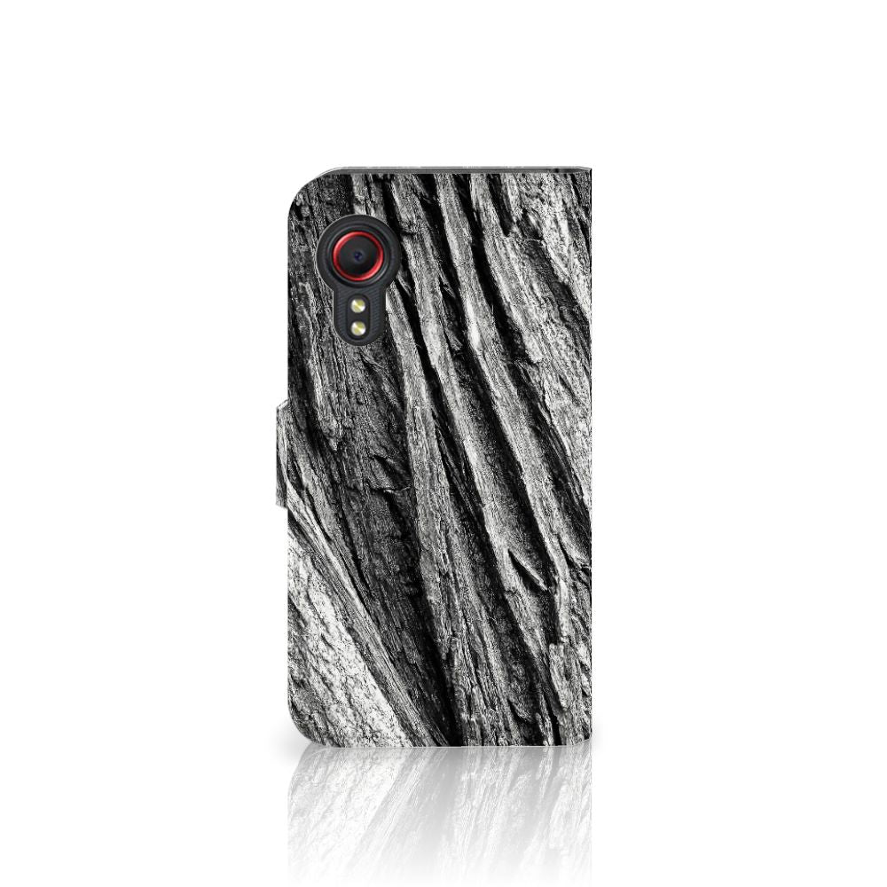 Book Style Case Samsung Galaxy Xcover 5 Boomschors Grijs