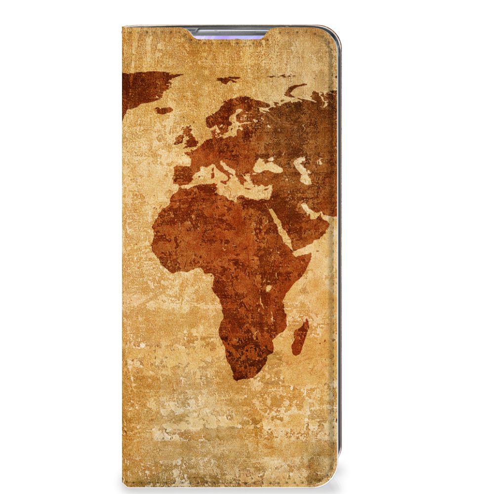 Samsung Galaxy S20 Ultra Book Cover Wereldkaart - B2C Telecom