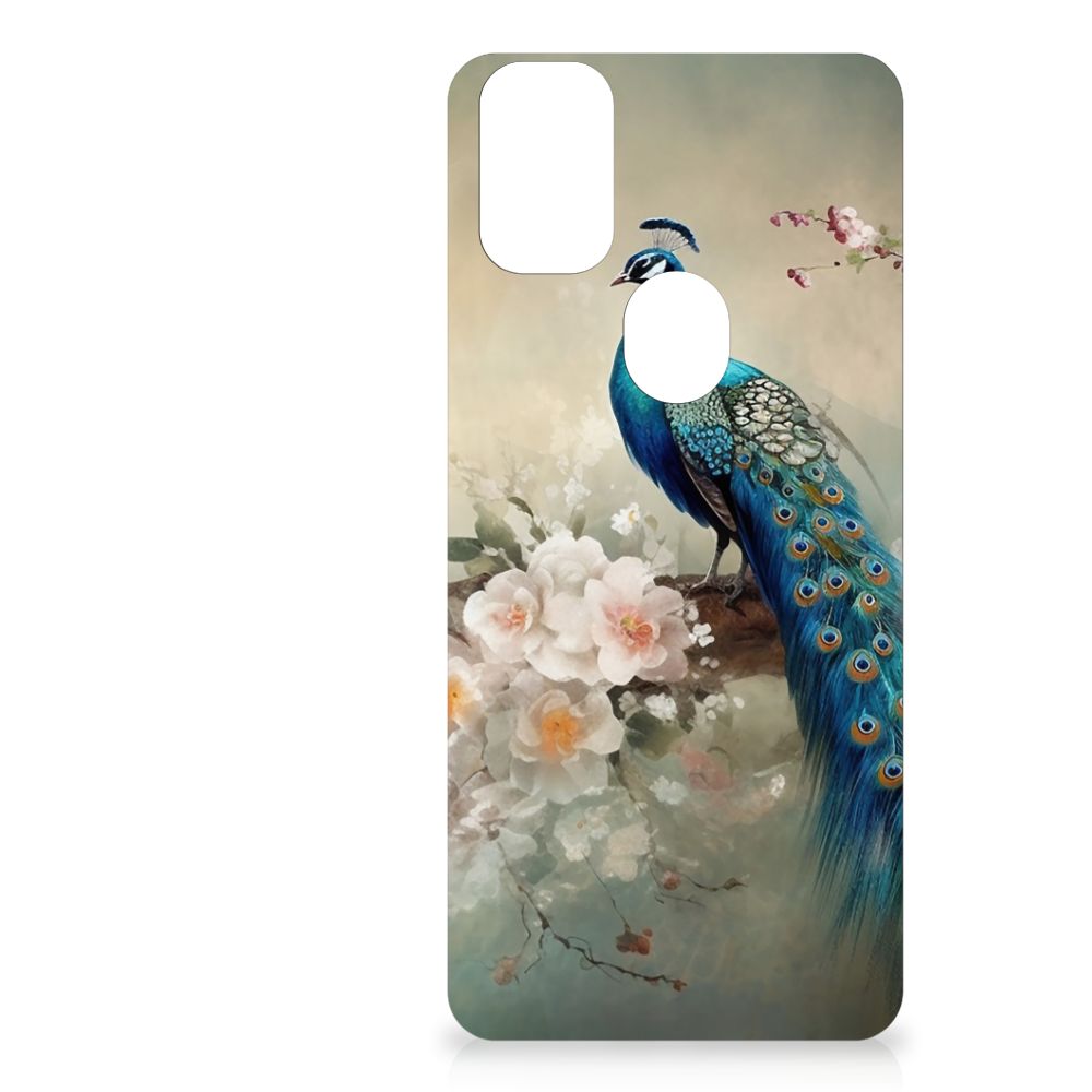 Dierenprint Telefoonhoesje voor OnePlus Nord N10 5G Vintage Pauwen